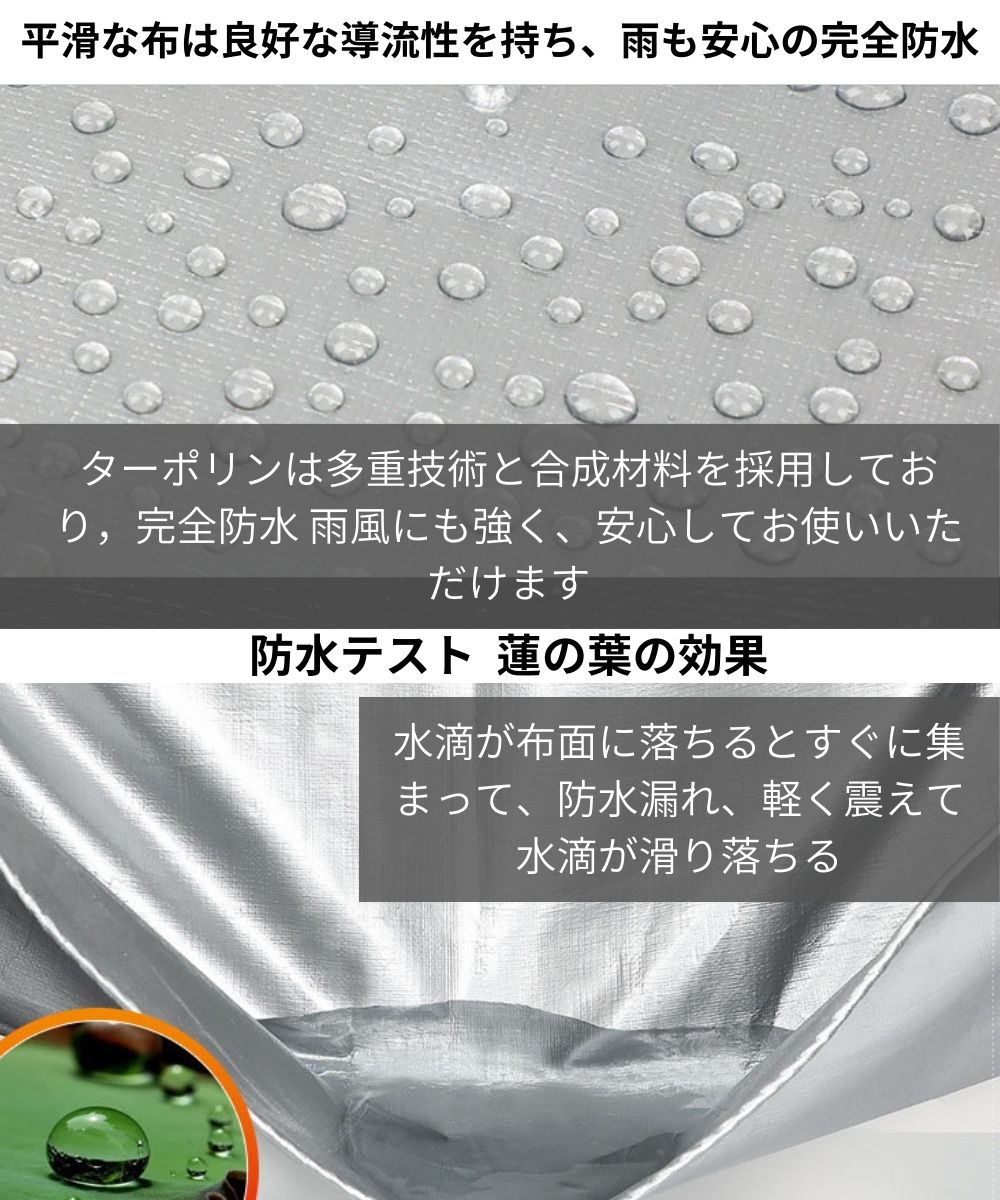 楽天市場】防水シート 屋外 屋根 3m×5m 荷台シート プールライナー