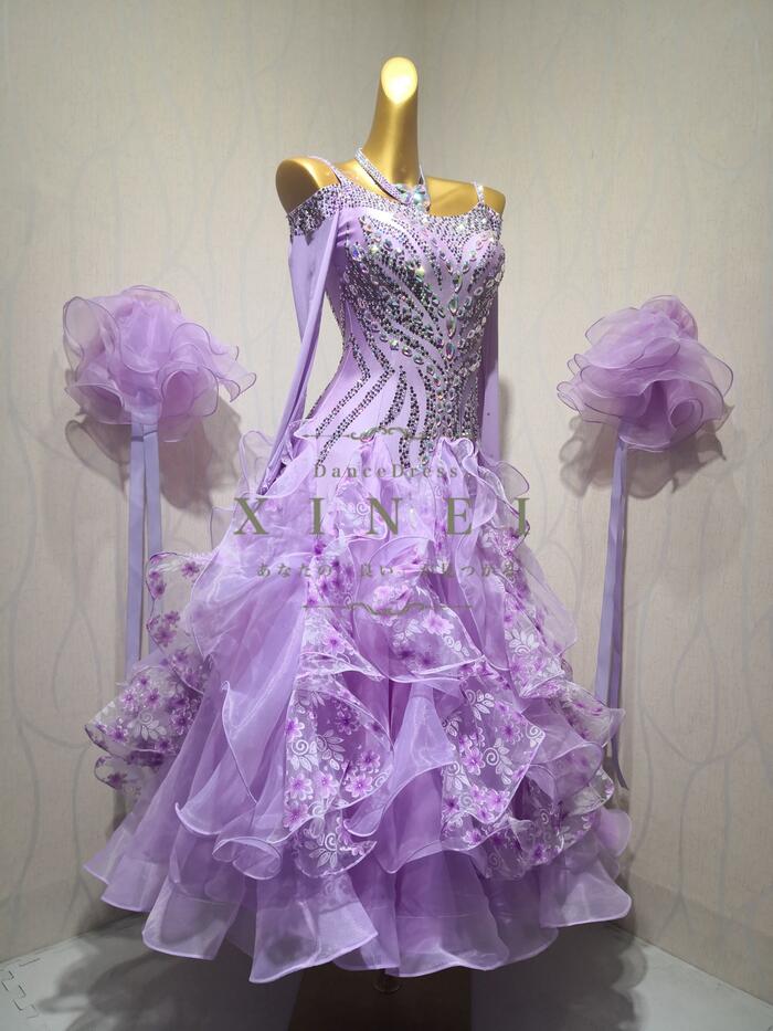 楽天市場】【受注生産・セミオーダー】社交ダンス ドレス ダンスドレス