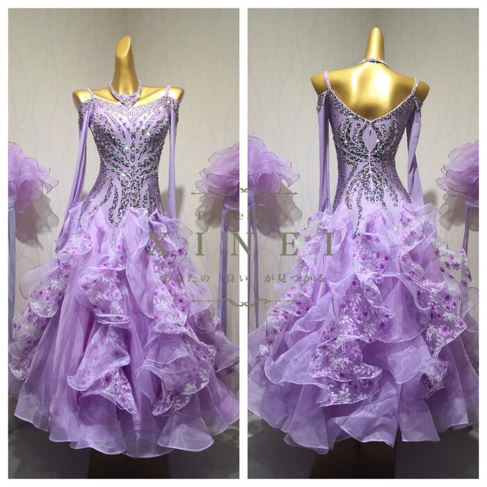 楽天市場】【受注生産・セミオーダー】社交ダンス ドレス ダンスドレス