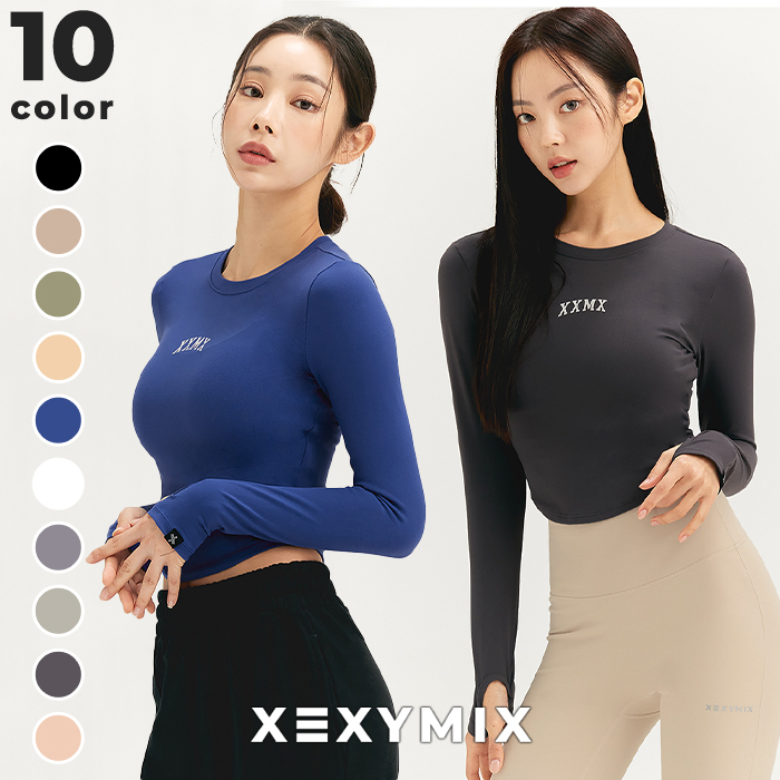 楽天市場】ゼクシィミックス xexymix 長袖 ヨガウェア 指穴付き