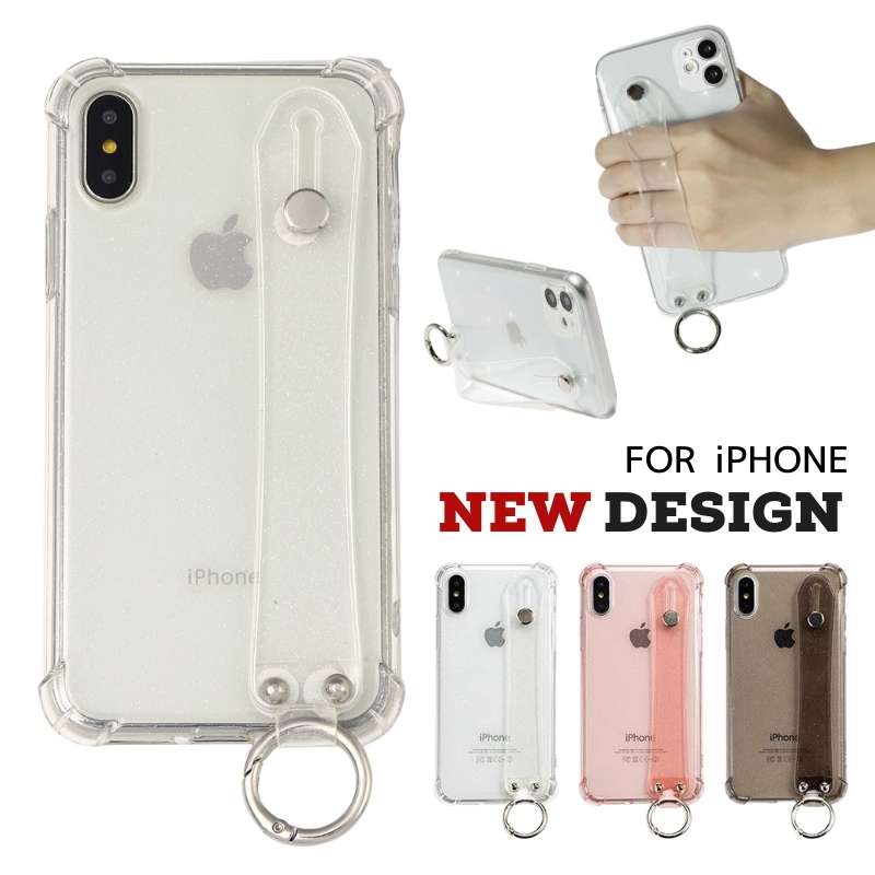 楽天市場】iPhone 14 クリアケース iPhone 14 Plus ケース ベルト付き