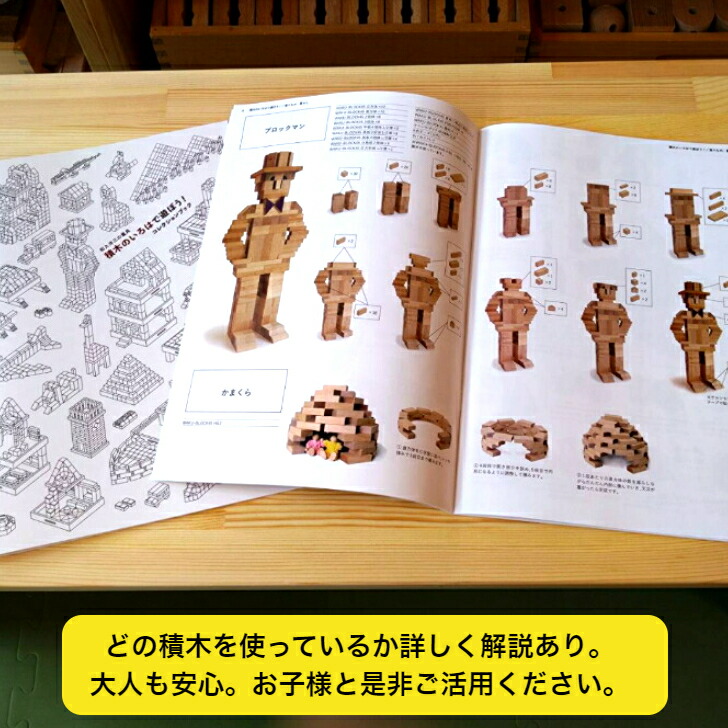 楽天市場】WAKU-BLOCK45 H6 【予約・納期は数カ月】童具館 積み木 ワク
