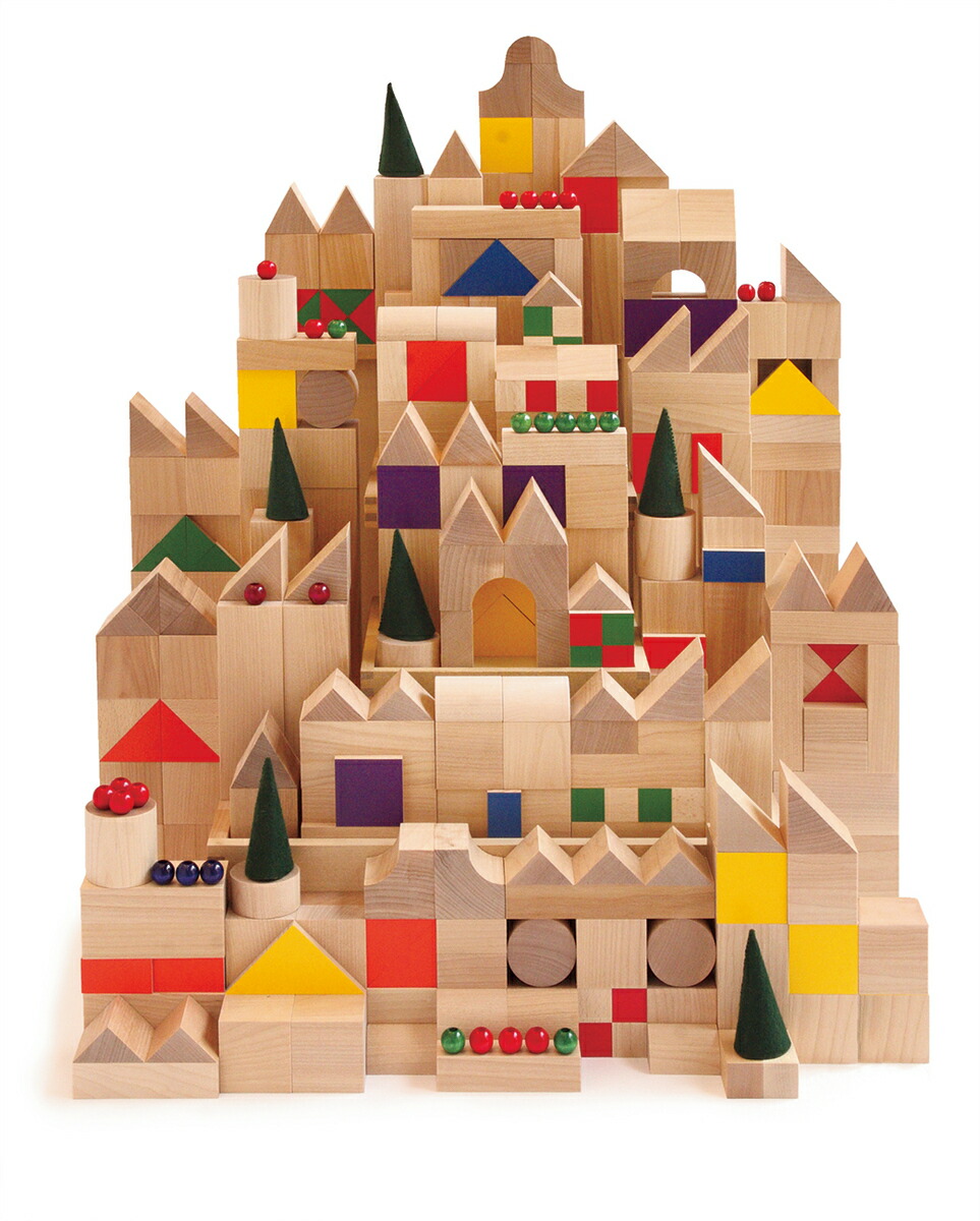 楽天市場】童具館 積木のいろは45 つみきのいろは45 ワクブロック45