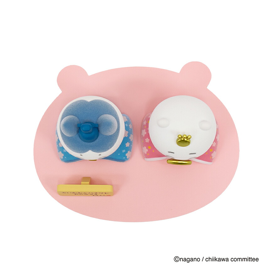 楽天市場】ちいかわ ハチワレ 雛人形 ちいさい かわいい お雛様 親王