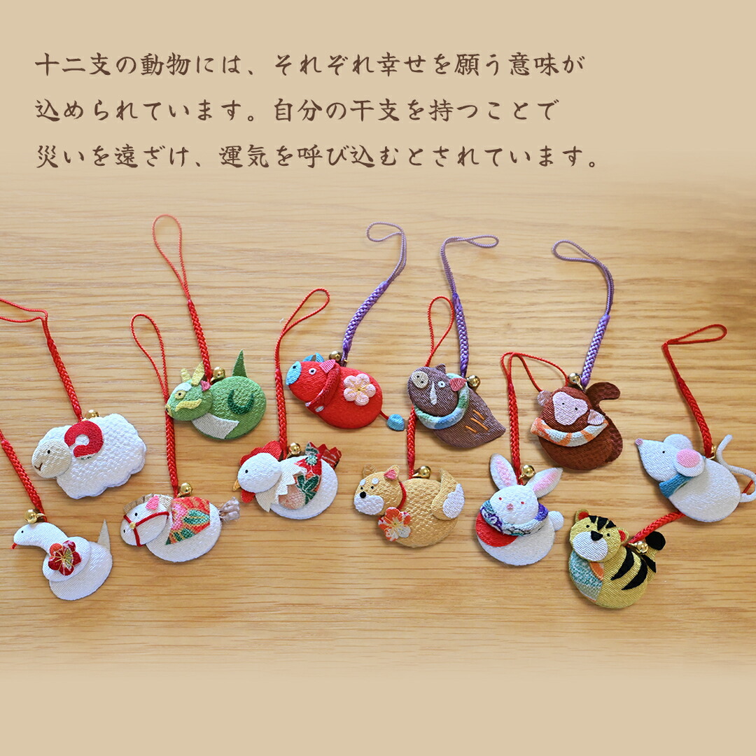 楽天市場】十二支根付ストラップ : KYOTO YUMEMIYA 楽天市場店