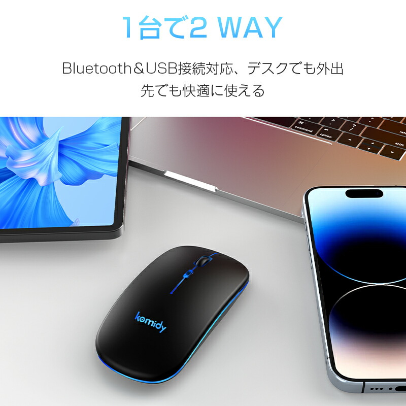 楽天市場】【楽天1位 163連冠】 ワイヤレスマウス bluetooth マウス