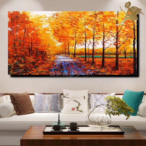 油絵 菅家令子 絵 絵画 インテリア 額付(黒) uF6-062403 風景 油絵