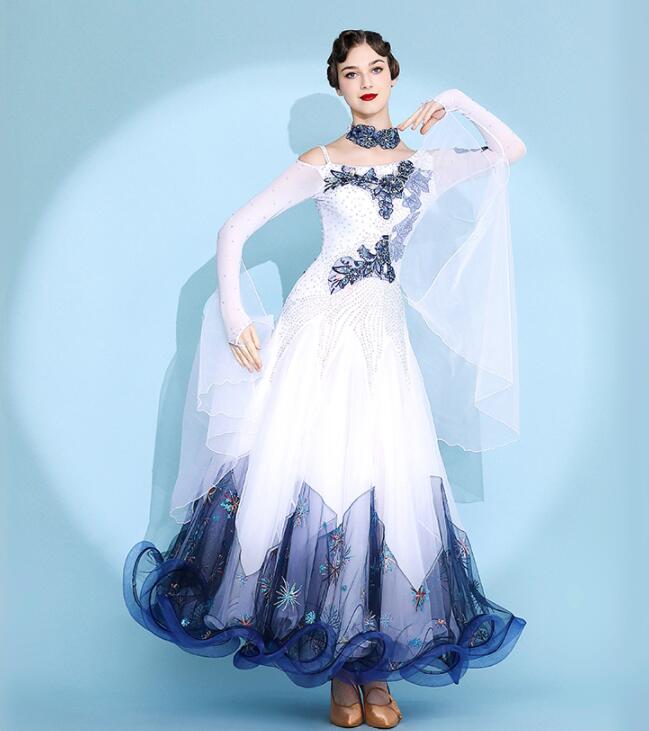 楽天市場】高品質 スレンダー 社交ダンス衣装 社交ダンスドレス モダン