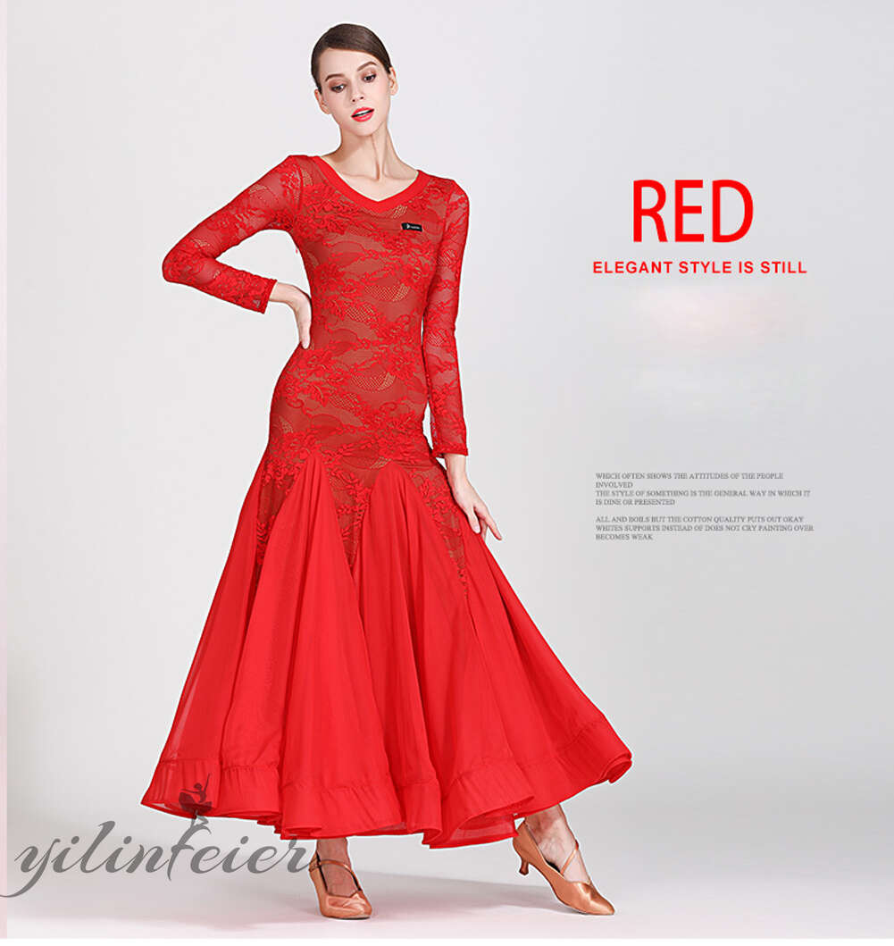 楽天市場】社交ダンスドレス 社交ダンス衣装 レース シフォン