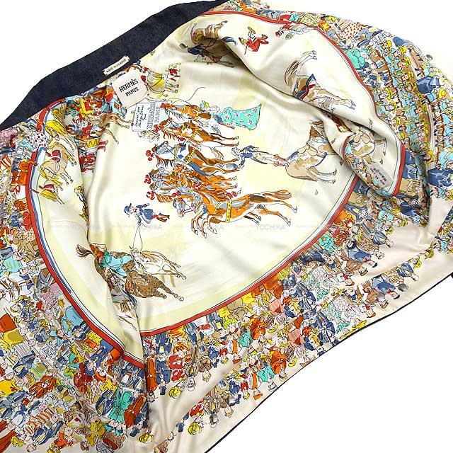 楽天市場】エルメス レディース セリエ 美しいスカーフ柄裏地の傑作品