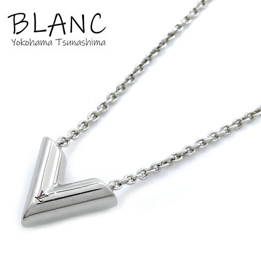 楽天市場】ルイヴィトン エッセンシャル V ネックレス メタル シルバー