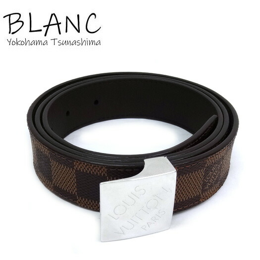 楽天市場】ルイヴィトン ベルト サンチュール キャレ #95 ダミエ