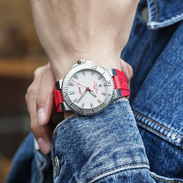 楽天市場】（最強配送）ORIS オリス Aquis アクイスデイト 01 733 7789