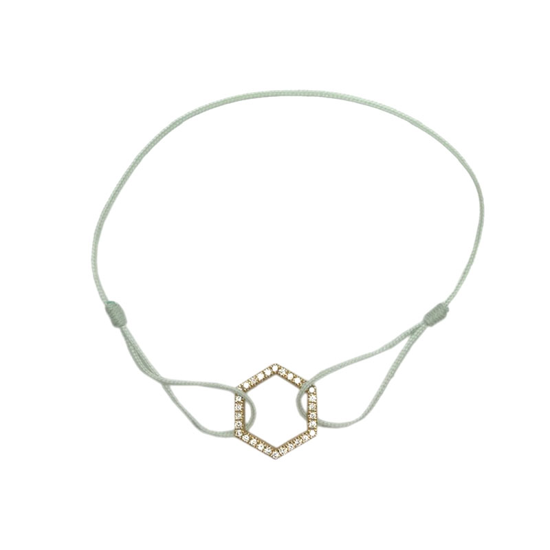 楽天市場】AHKAH アーカー ルミパヴェ コードブレスレット K18YG 750