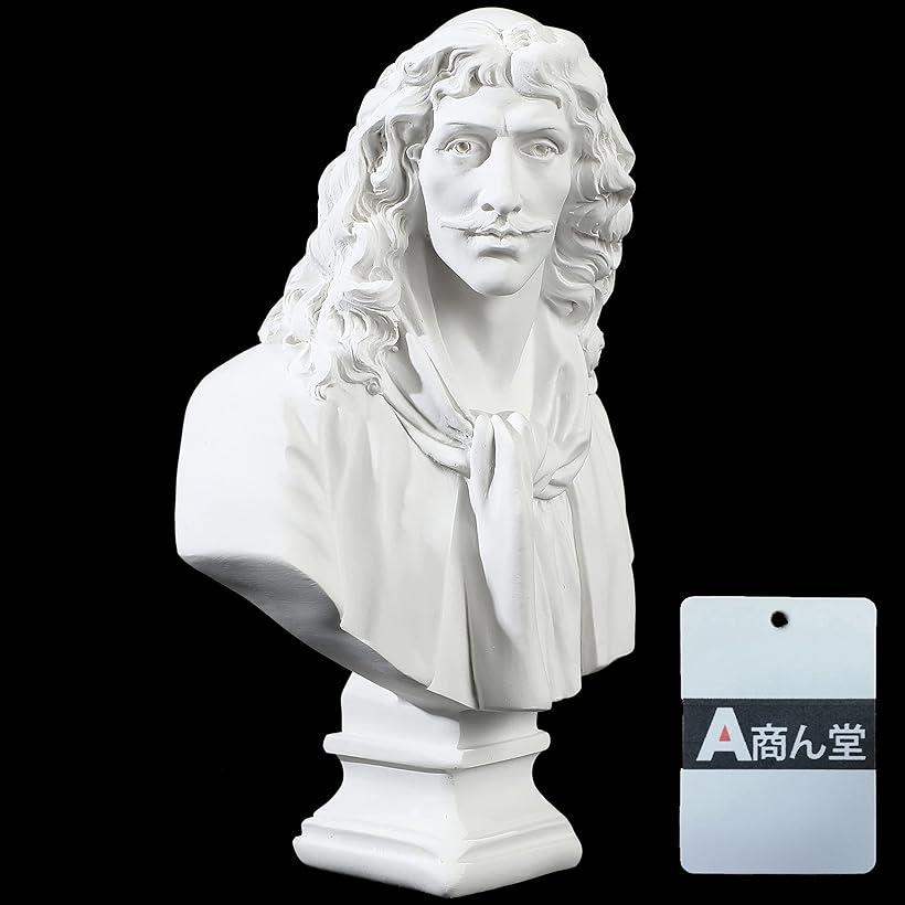 楽天市場】自宅が美術館 石膏風人物像 15cm モリエール : スピード発送