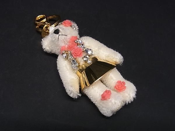 楽天市場】□極美品□ PRADA プラダ ラインストーン クマ ビジュー