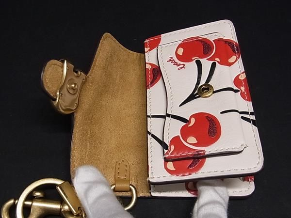 楽天市場】□新品□未使用□ COACH コーチ CA334 レザー チェリー