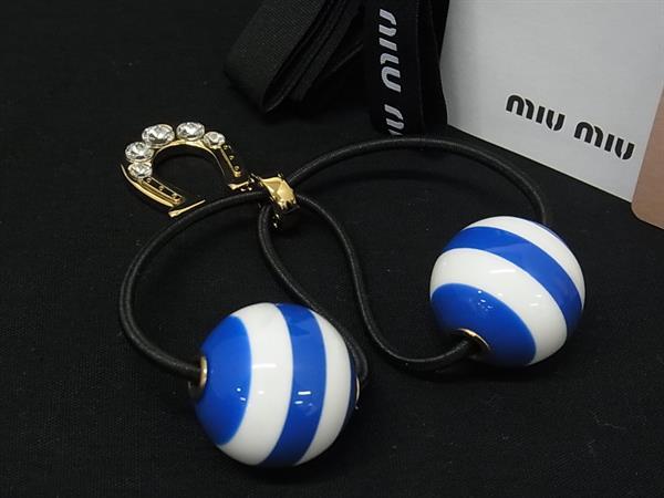 楽天市場】□新品□未使用□ miumiu ミュウミュウ ヘアゴム ヘア