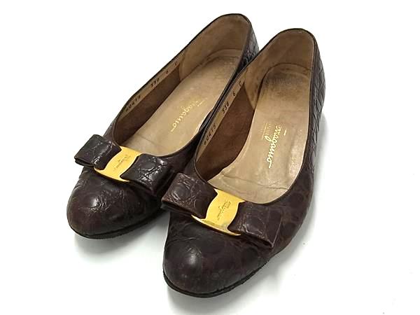 楽天市場】ブラウン パンプス フェラガモの通販