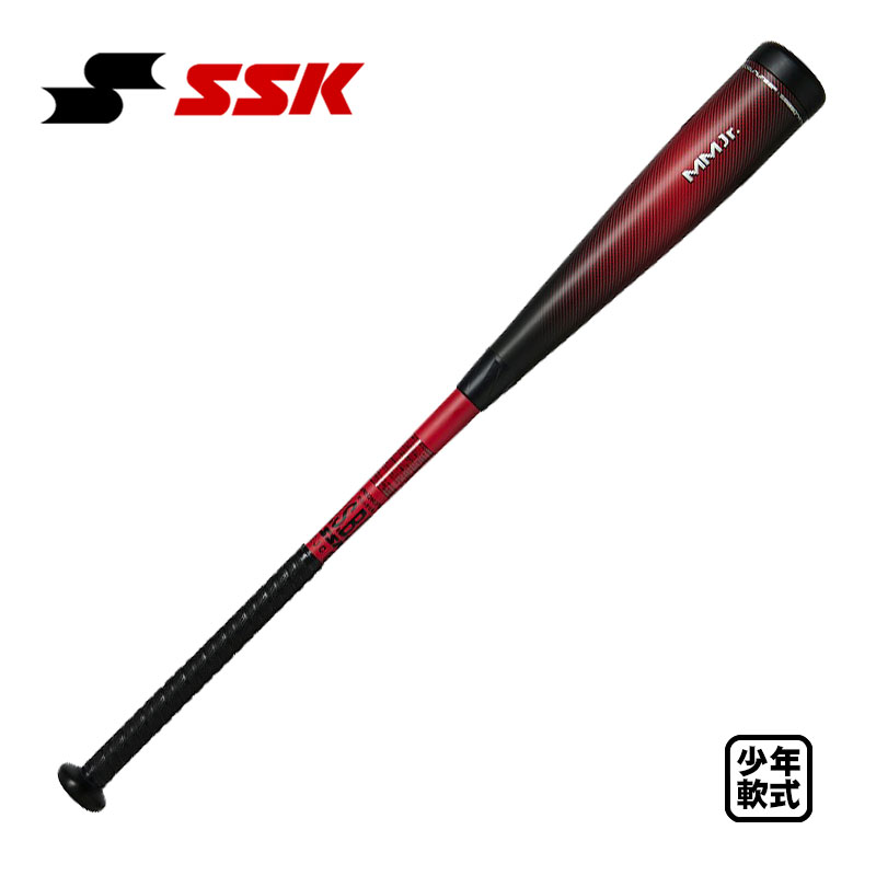 楽天市場】SSK 少年軟式用バット MMJrトップ ブラック×レッド