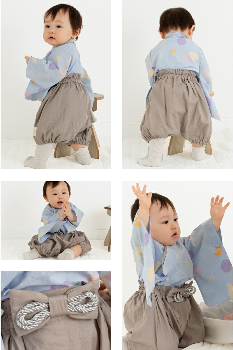 楽天市場】(ケラッタ) ベビー袴 ロンパース 赤ちゃん セパレート 2