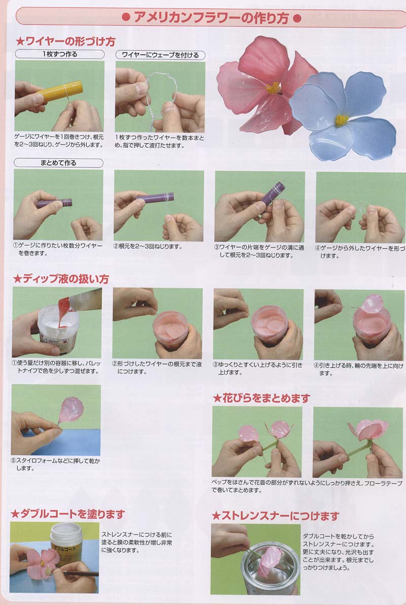 楽天市場】アメリカンフラワー カラーワイヤー 72cm 半折 メーカー直送
