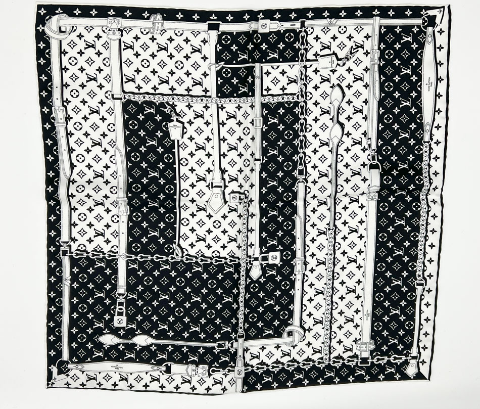 楽天市場】LOUIS VUITTON ルイヴィトン バンダナ スカーフ カレ