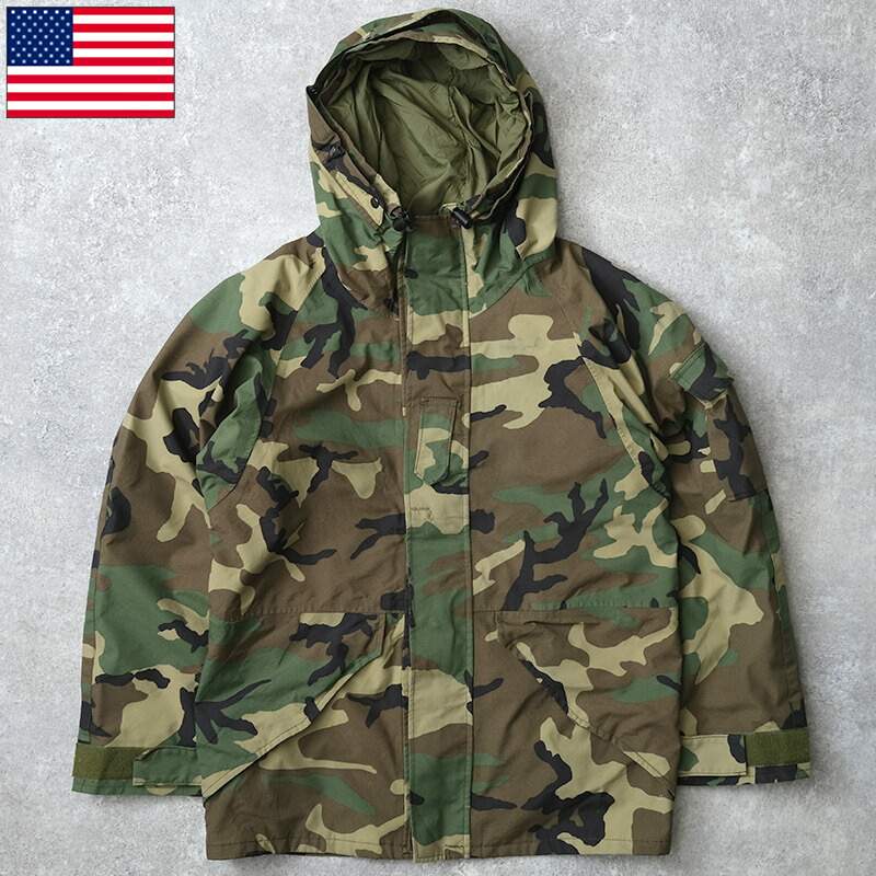 楽天市場】米軍 ECWCS パーカー GEN1 後期型 ウッドランド USED