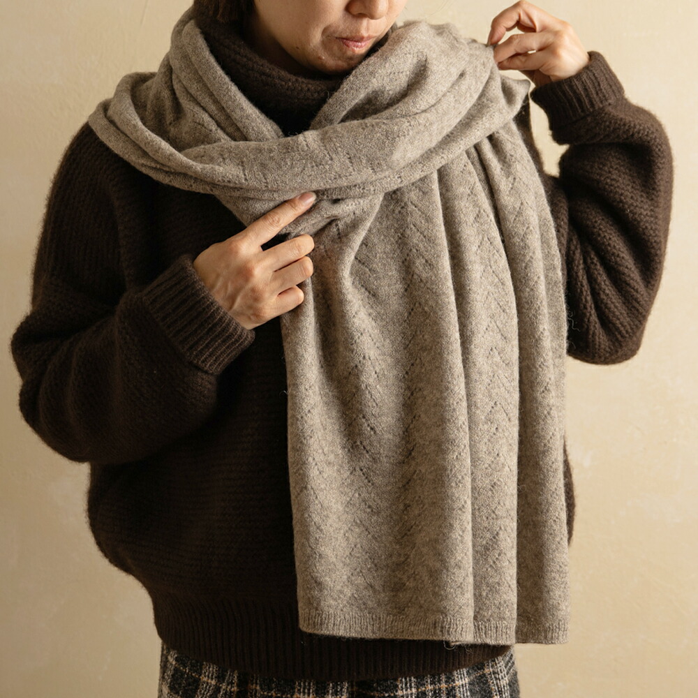 楽天市場】＼50％OFF／ヤク大判ストール モンゴル国産 天然ヤク 100