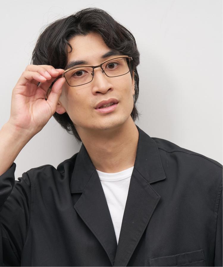 楽天市場】|スクエア型 メガネ(ブラウン(マット)) 跳ね上げ式 メガネの