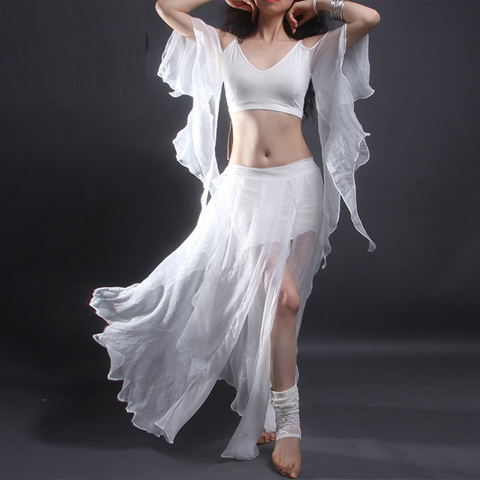 楽天市場】ベリーダンス ダンス衣装 全7色 3点セット トップス