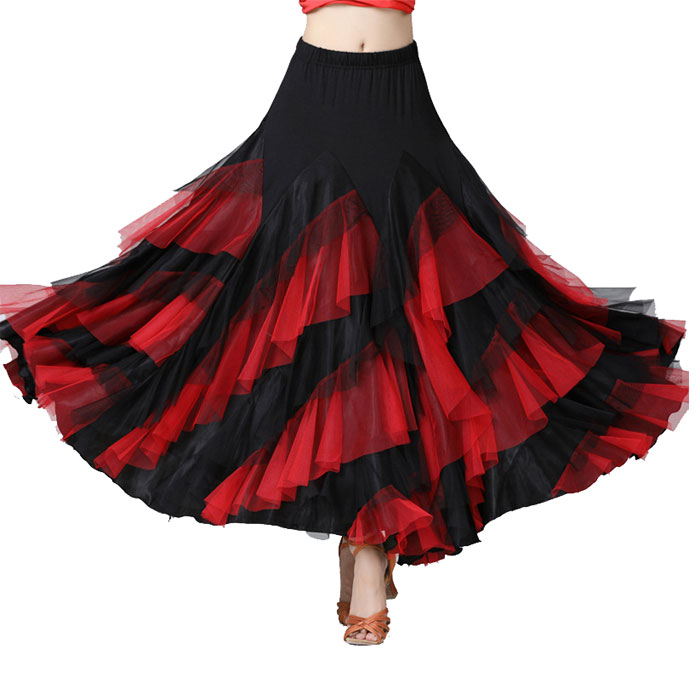 楽天市場】フラメンコ スカート ファルダ フリル ロングスカートダンス