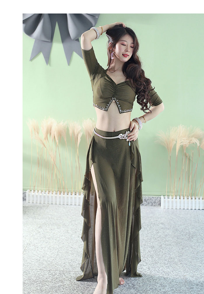 楽天市場】ベリーダンス 衣装 セット レッスン着 セットアップ 発表会