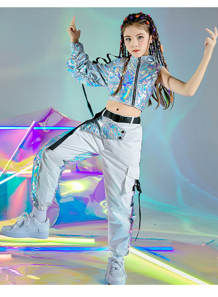 楽天市場】キッズ 子供用 ダンス 衣装 セットアップ（ジャケット+