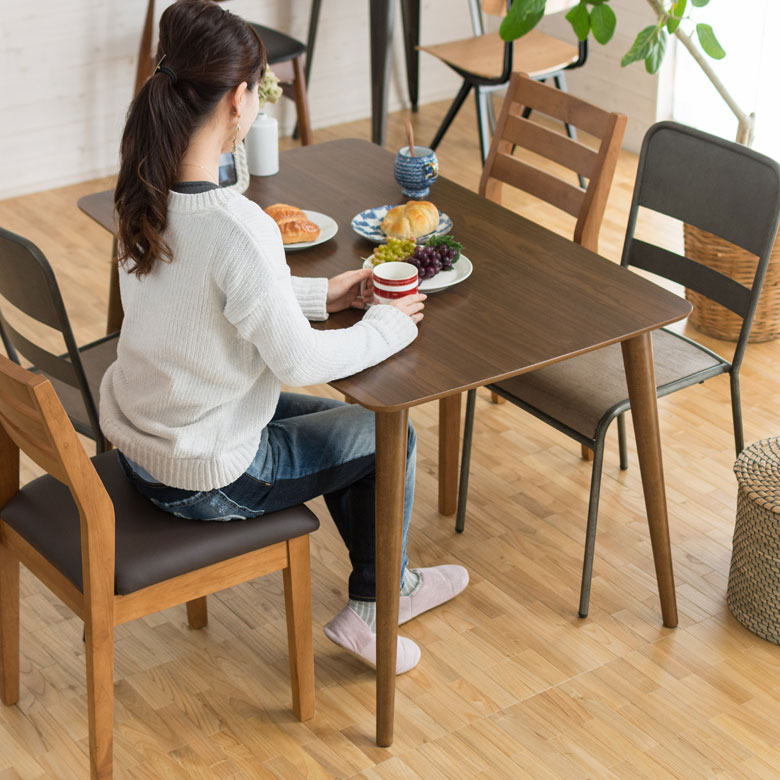 楽天市場】ダイニングテーブル 4人掛け 長方形 木製 幅120cm 高さ70cm