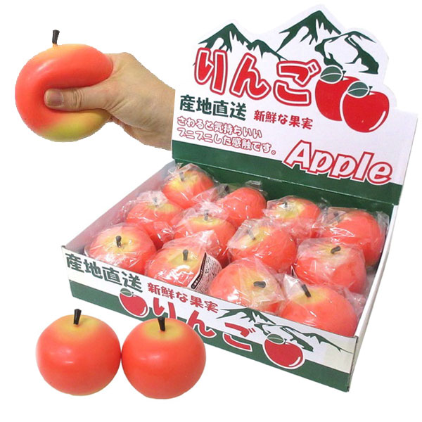 楽天市場】【スクイーズ りんご】【12個セット】もぎたてアップル
