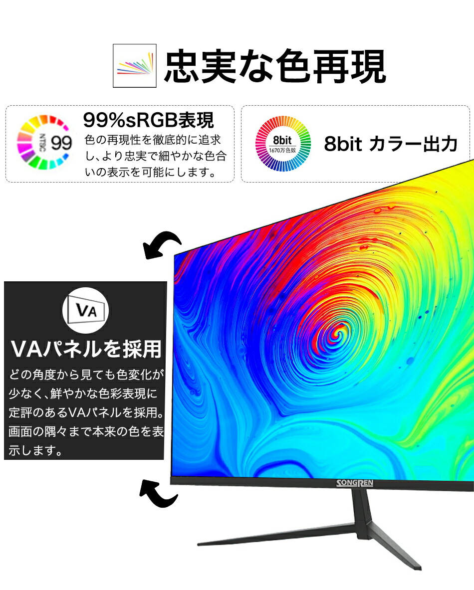 楽天市場】モニター 32インチ 4K 3840x2160 UltraHD 高解像度 超薄型