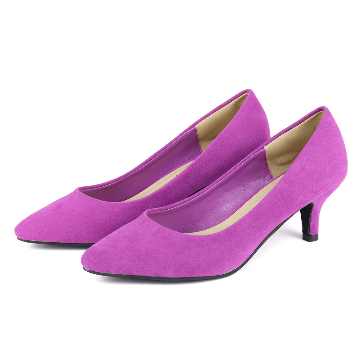 楽天市場】パンプス 痛くない ミドルヒール 5.5cmヒール クッション