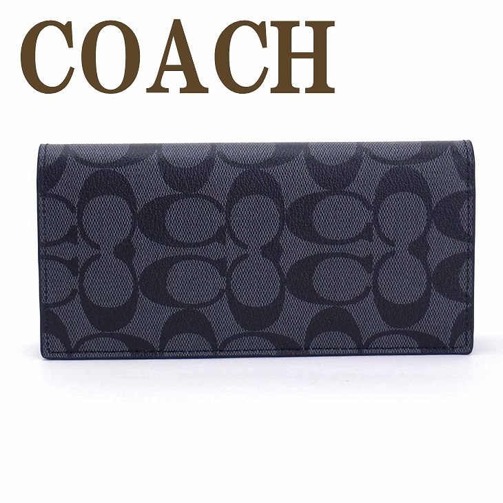 楽天市場】コーチ 財布 COACH メンズ 長財布 二つ折り シグネチャー