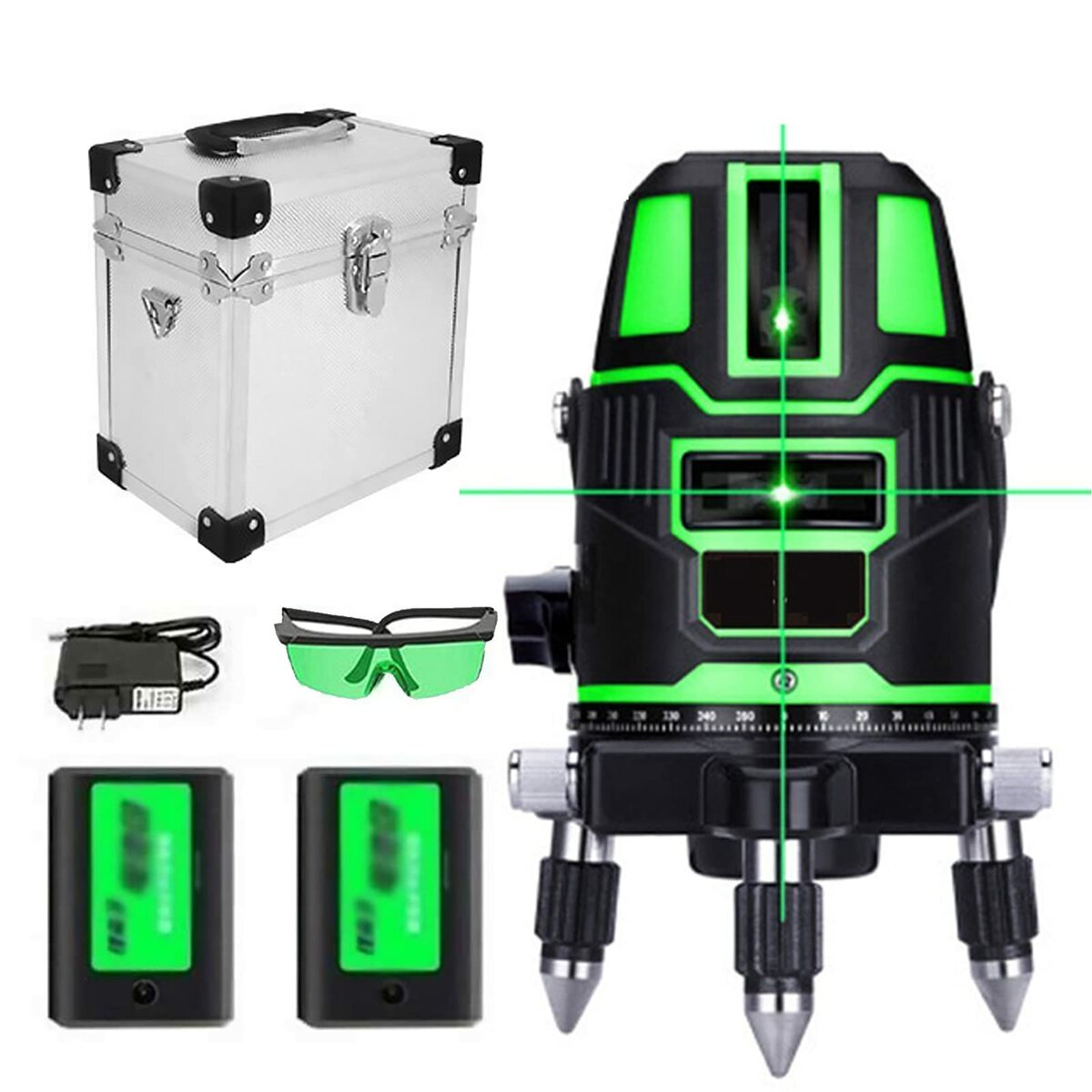 楽天市場】レーザー墨出し器 5ライン グリーンレーザー墨出し器 軽量