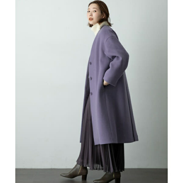 楽天市場】Vネックノーカラーコート／アーバンリサーチ ロッソ（URBAN