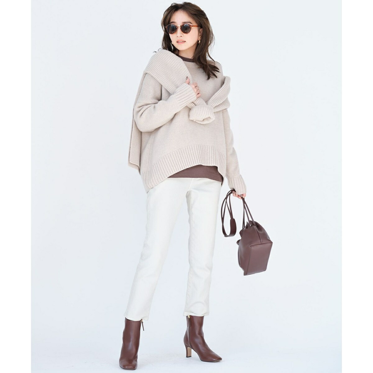 楽天市場】【ONWARD MAG】ウールカシミヤブレンドバルキー エディター