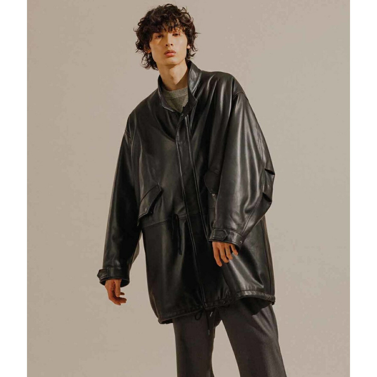 楽天市場】シープレザー ビッグシルエット モッズコート M-65 UNISEX