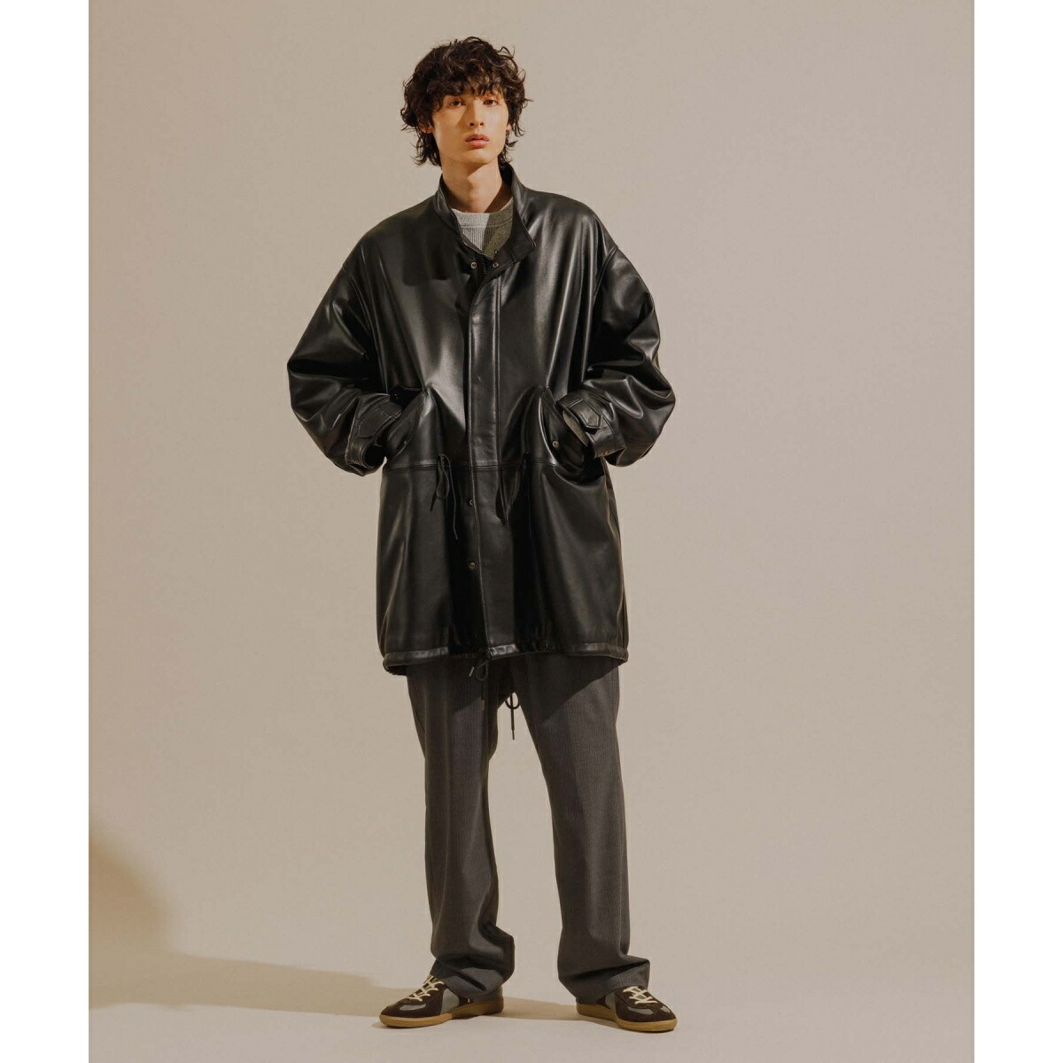 楽天市場】シープレザー ビッグシルエット モッズコート M-65 UNISEX