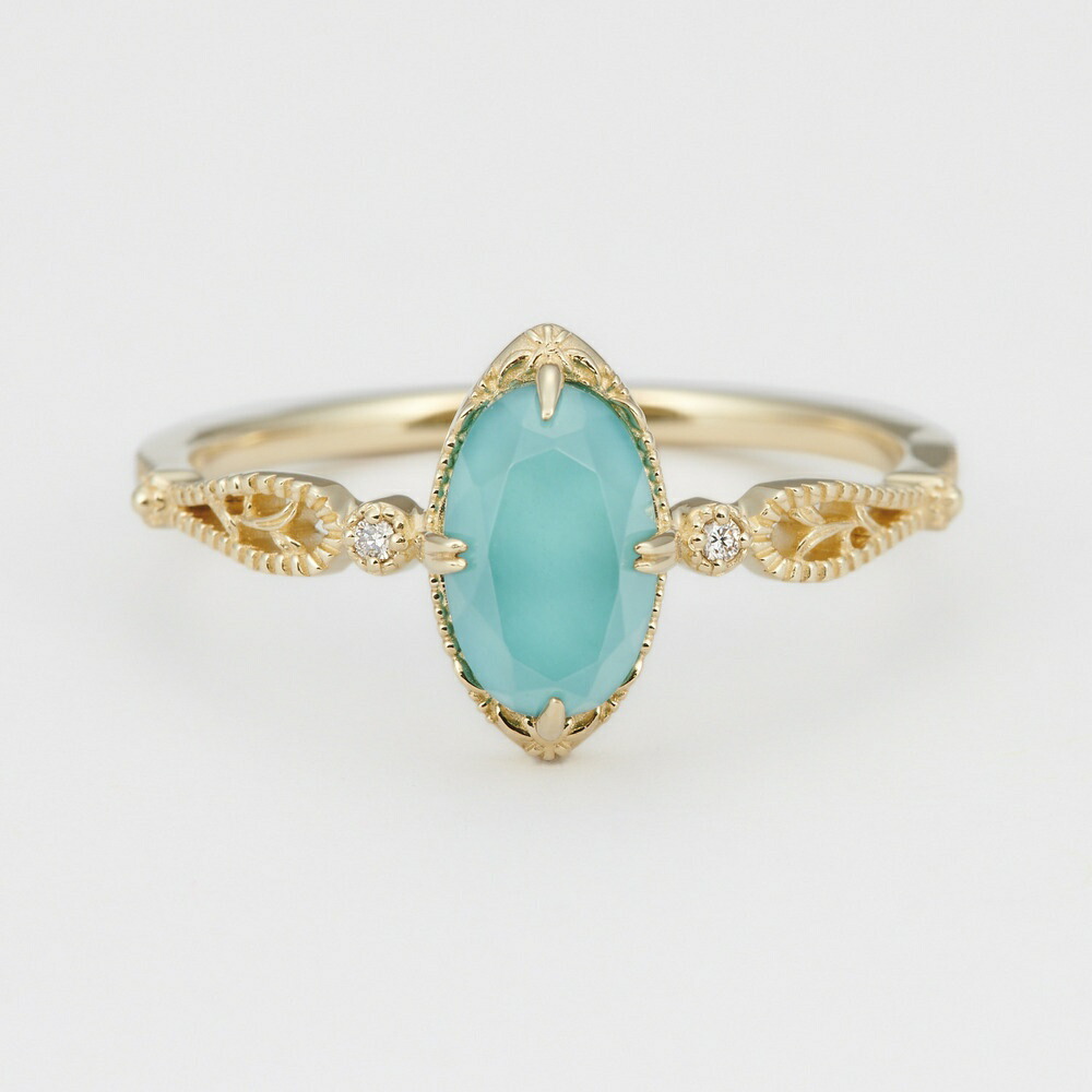 楽天市場】K14ターコイズリング／アガット（agete） : 丸井（マルイ