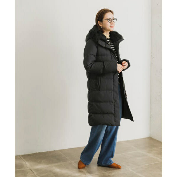 楽天市場】ラビットフードストレッチロングダウン／アーバンリサーチ