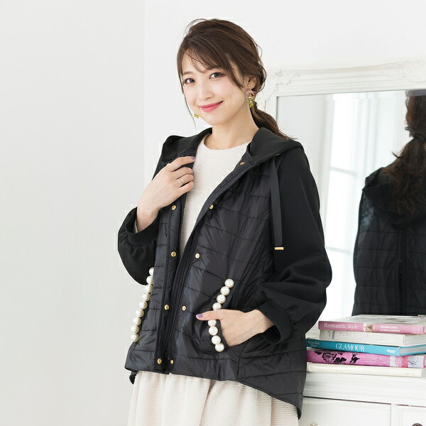 楽天市場】ダンボールニット切替ショートコート／ローズティアラ（Rose