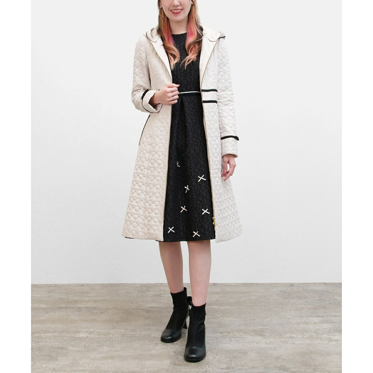 楽天市場】LAURA キルティングロングコート／トッカ（TOCCA） : 丸井