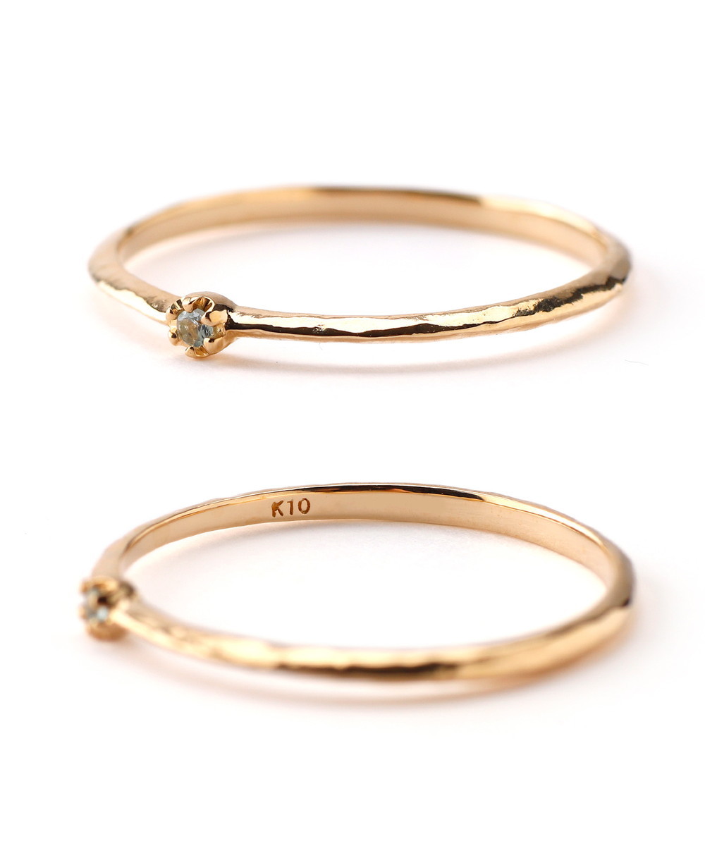 楽天市場】誕生石リング[K10] (2月：アメジスト)／アネモネ（ANEMONE