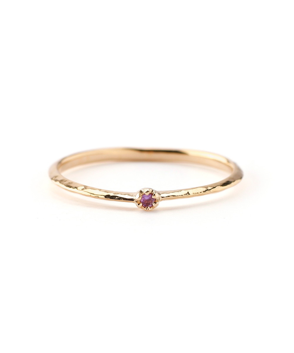 楽天市場】誕生石リング[K10] (2月：アメジスト)／アネモネ（ANEMONE